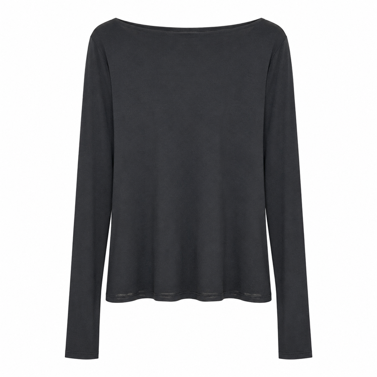 Maglia Donna in Tulle Manica Lunga Nera – Taglia Unica