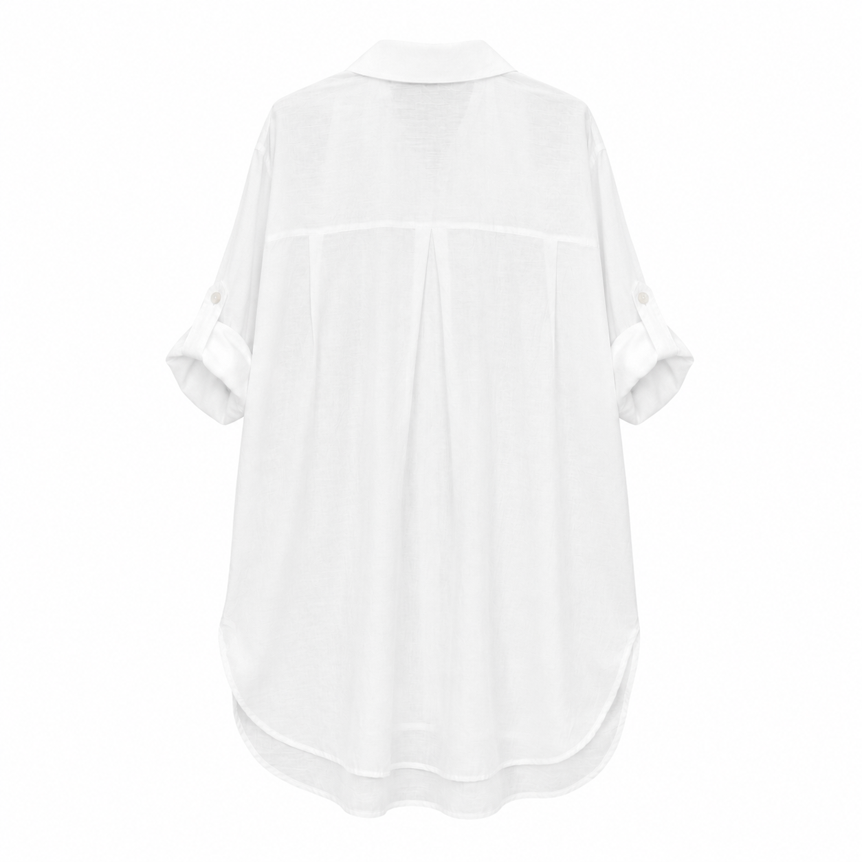 Camicia Donna Bianca Lunga | Vestibilità Morbida Taglia Unica