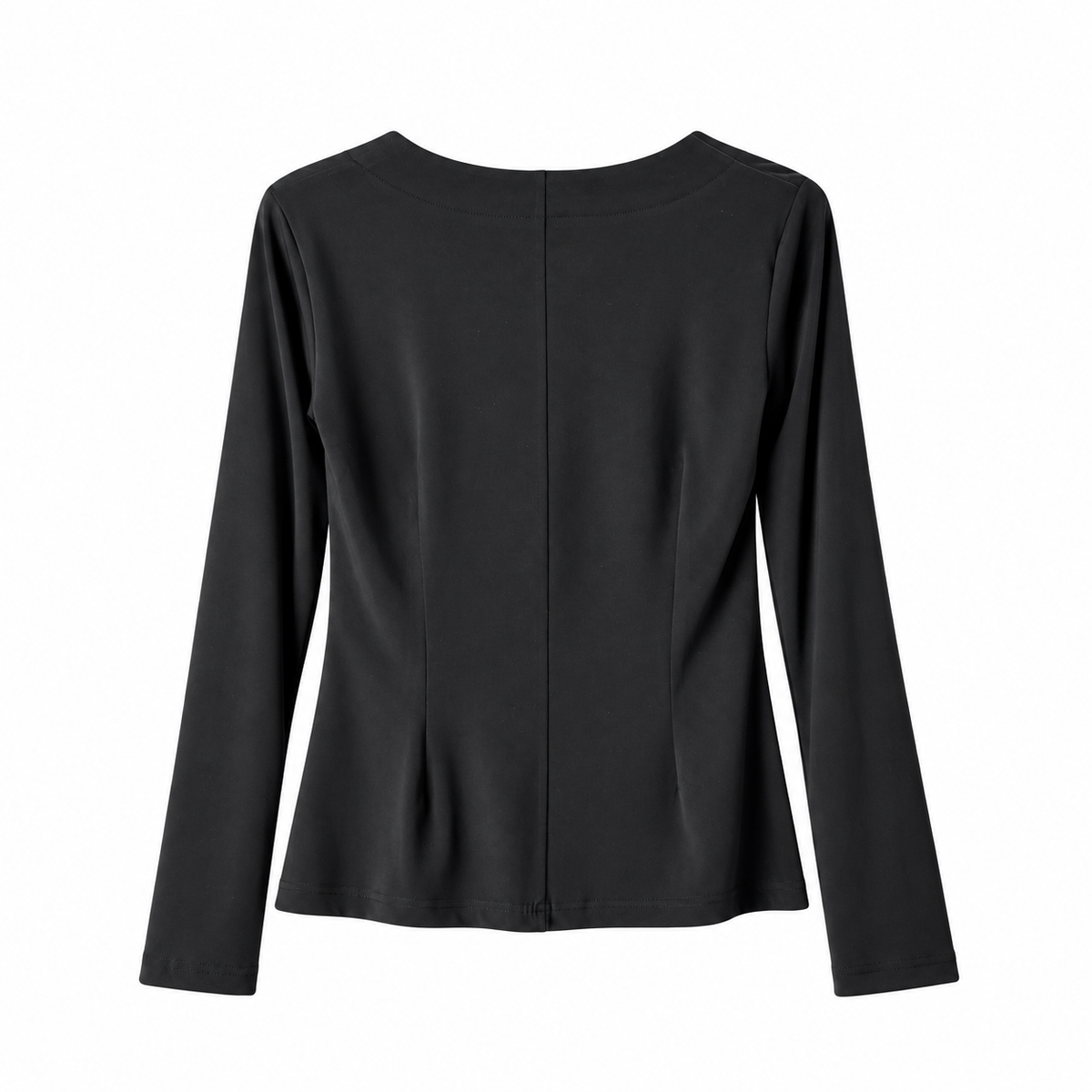 Blusa donna in crêpe di viscosa elasticizzata