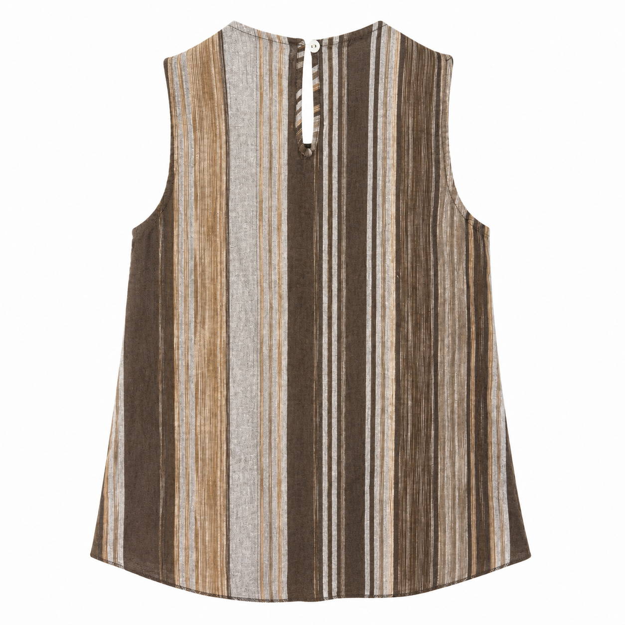 Blusa in lino a righe