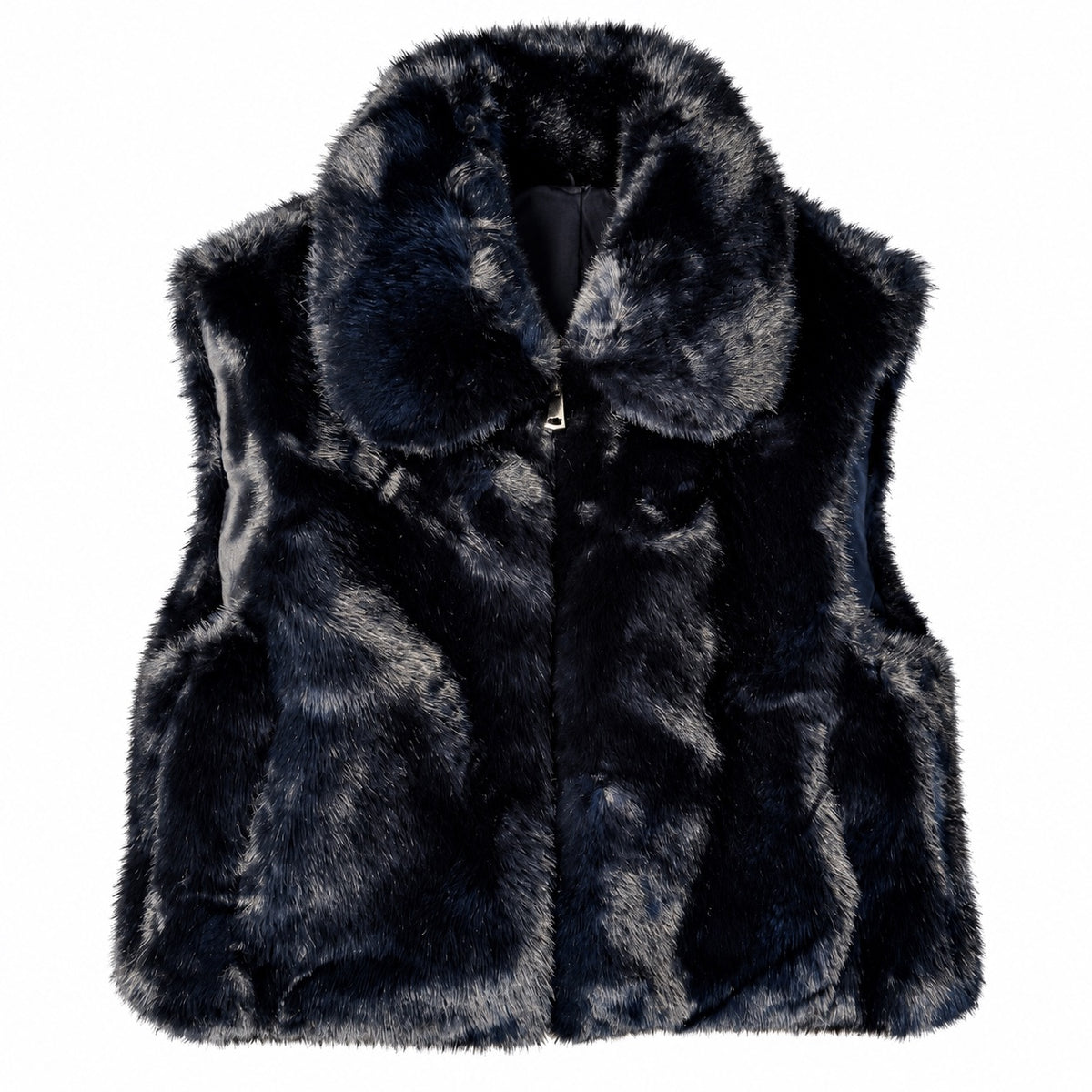 Gilet donna in eco visone dalla vestibilità morbida