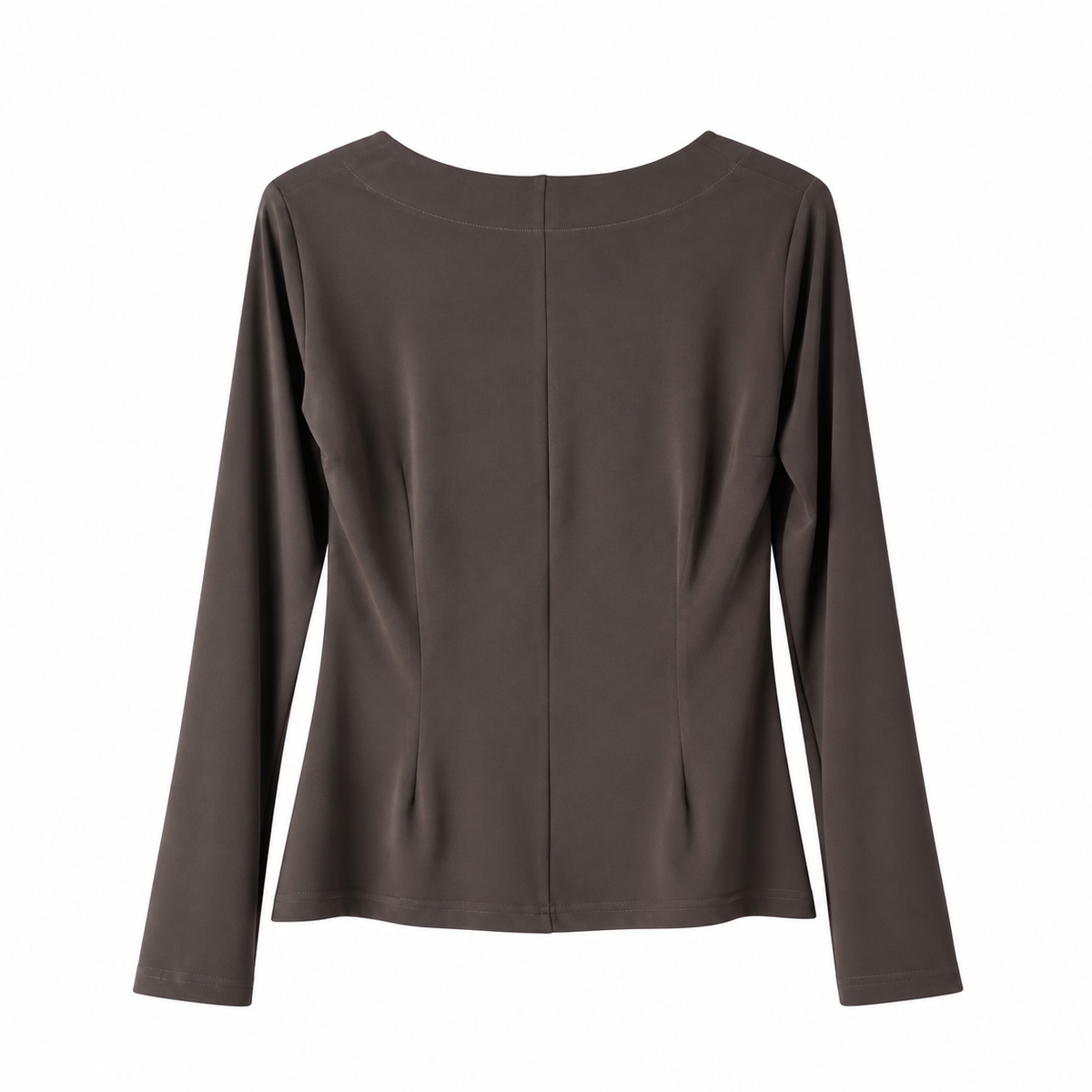 Blusa donna in crêpe di viscosa elasticizzata