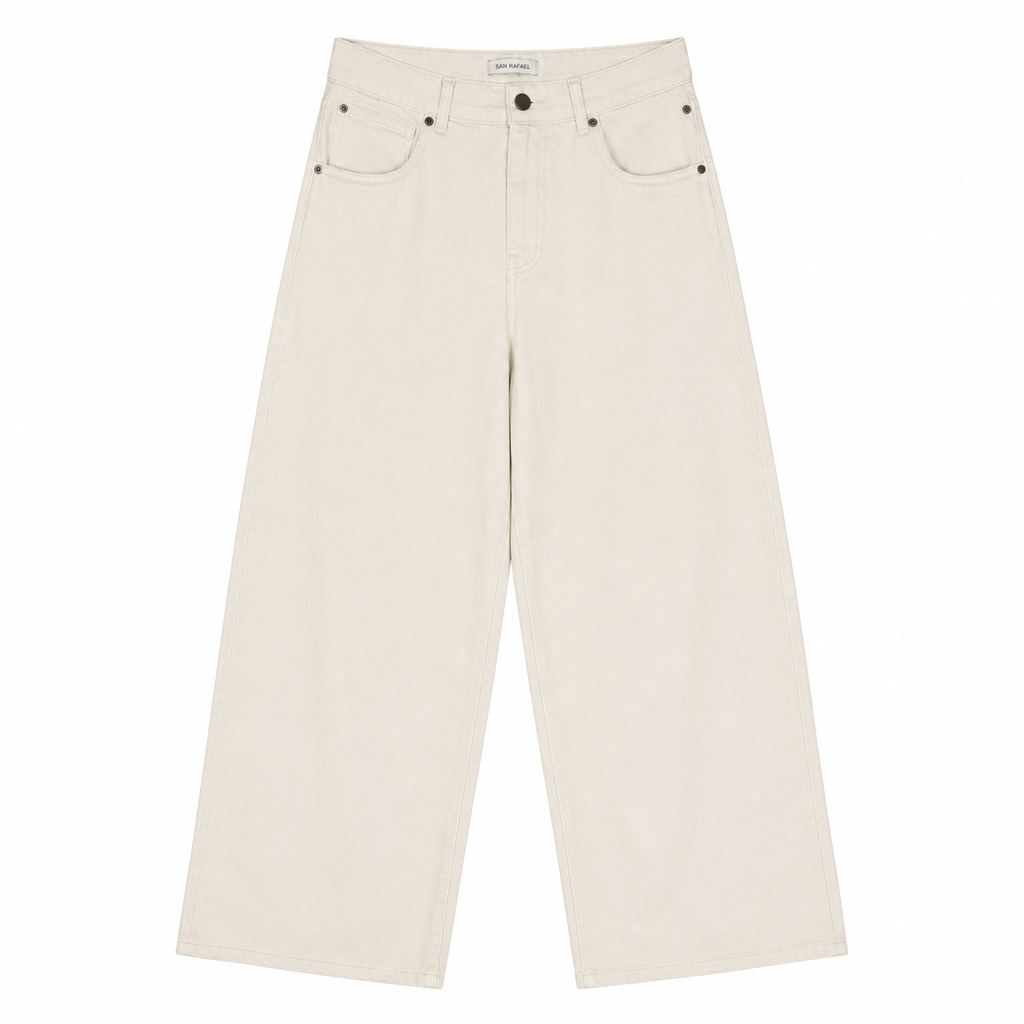 Jeans Donna Avorio a Sigaretta
