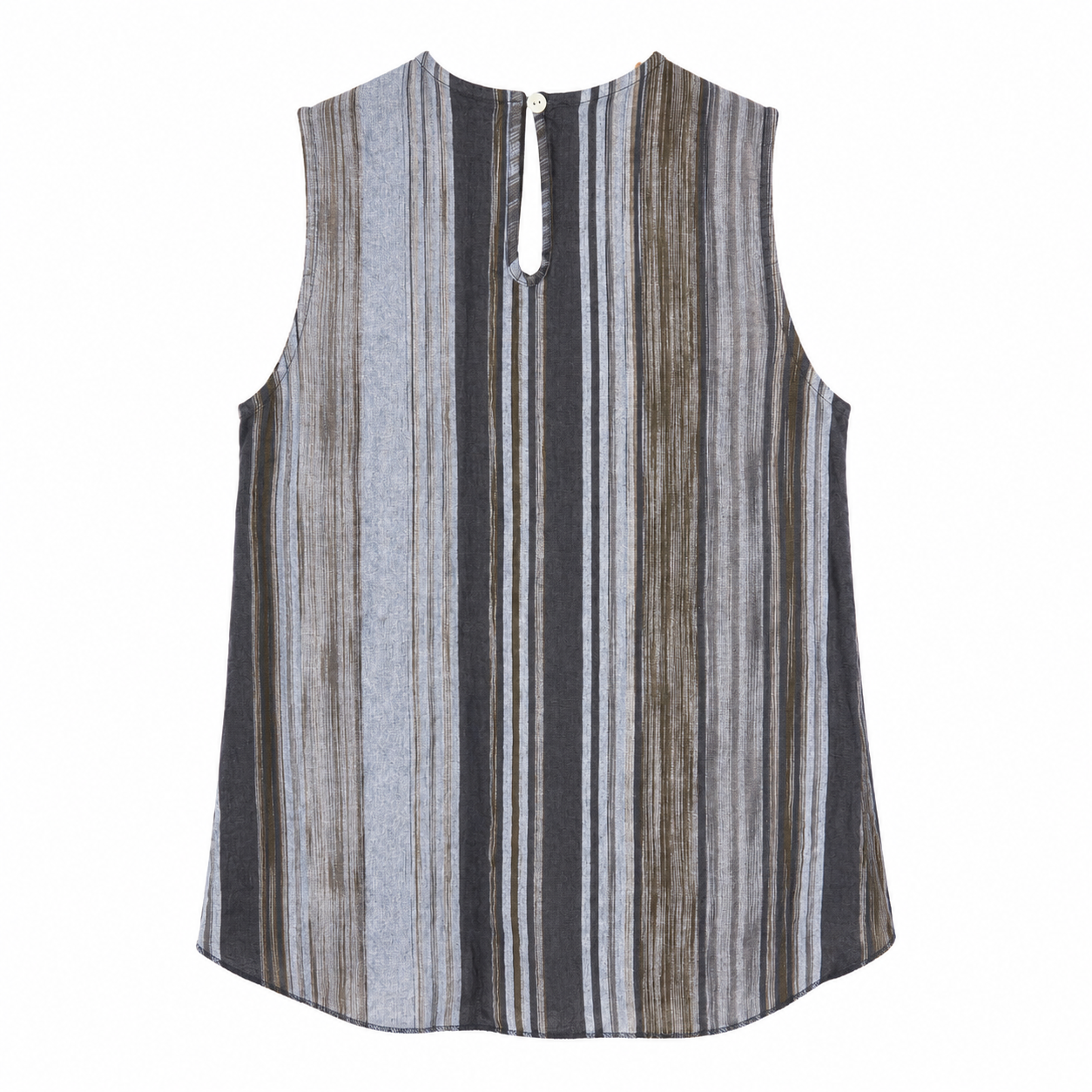 Blusa in lino a righe
