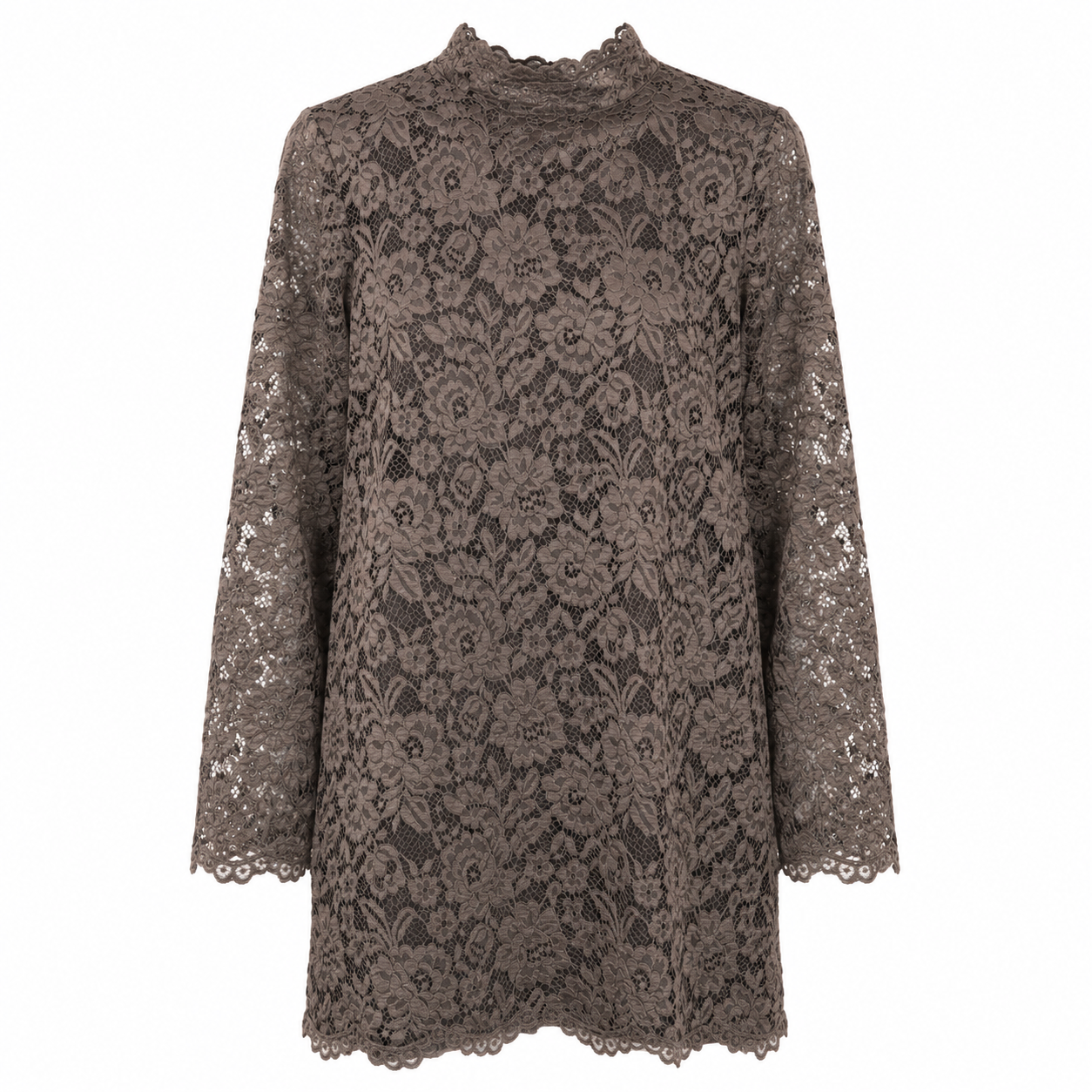 Abito Donna in Pizzo con Maniche Lunghe – Eleganza Raffinata