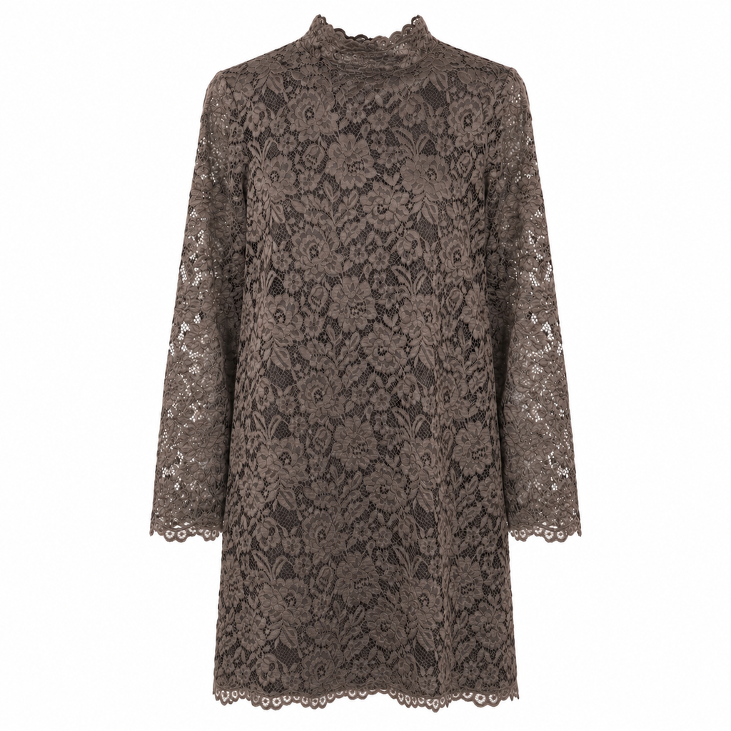 Abito Donna in Pizzo con Maniche Lunghe – Eleganza Raffinata
