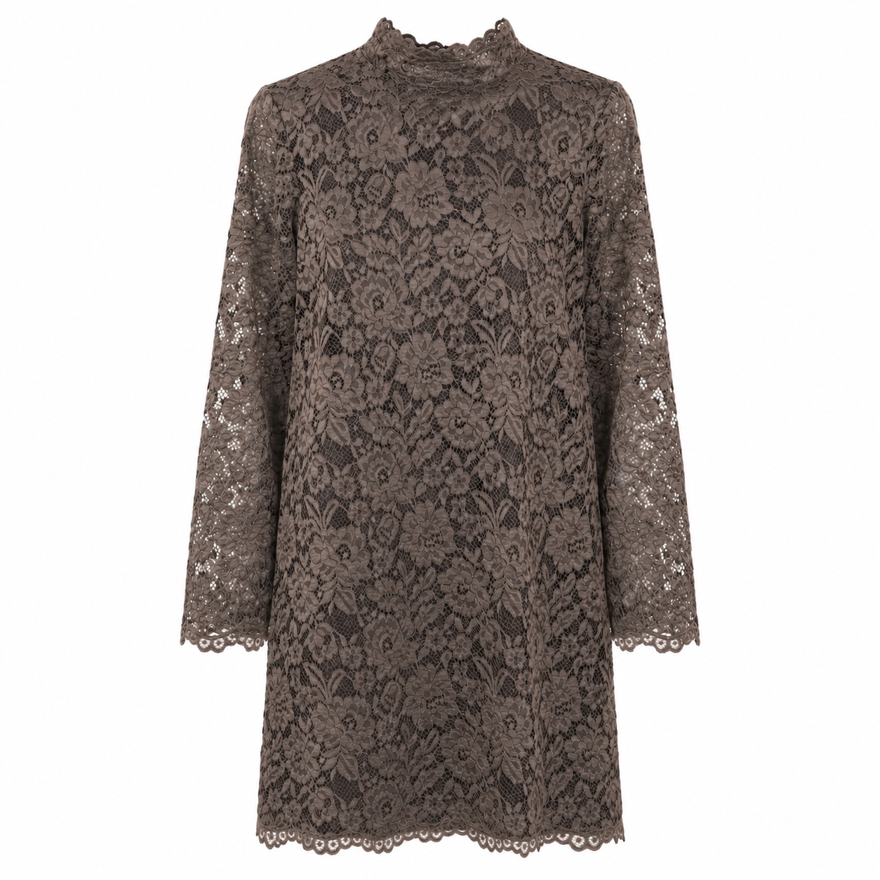 Abito Donna in Pizzo con Maniche Lunghe – Eleganza Raffinata