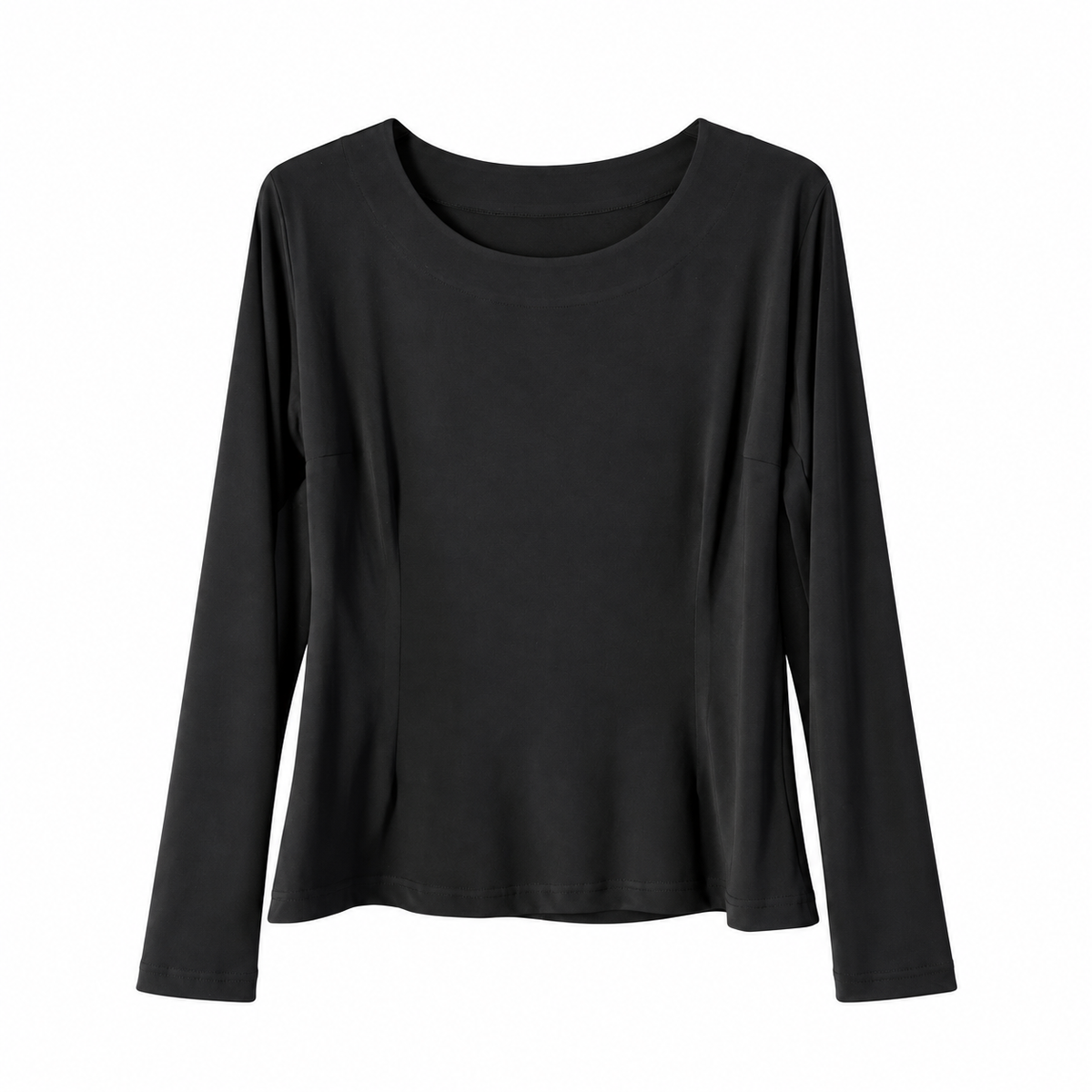 Blusa donna in crêpe di viscosa elasticizzata