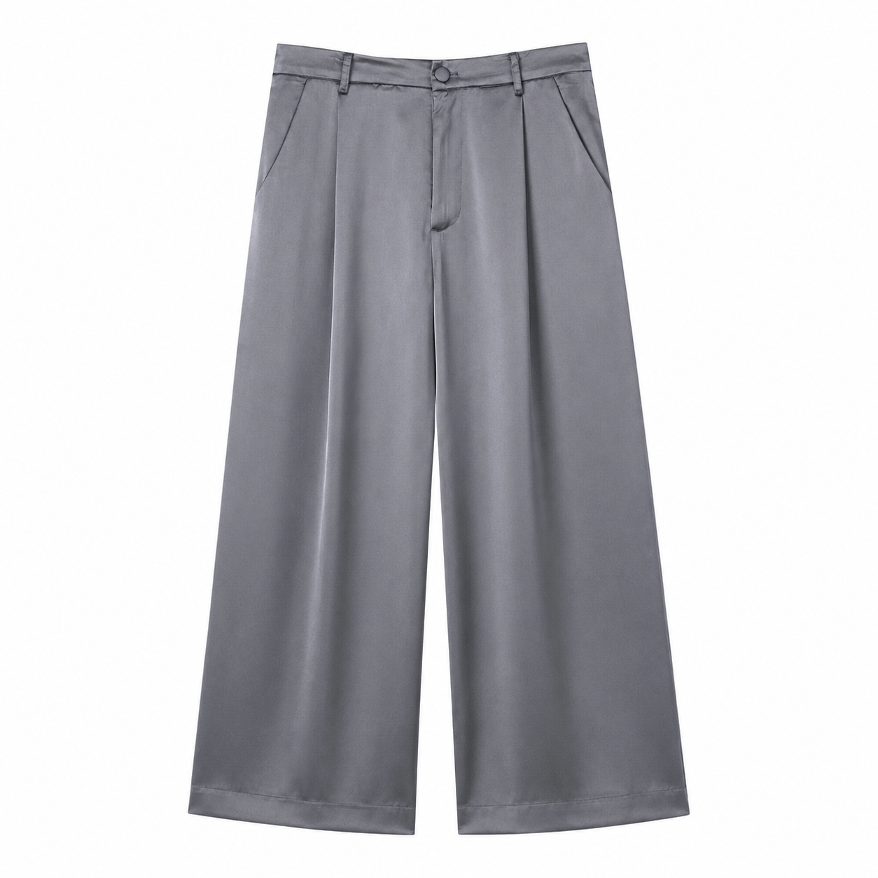 Completo Elegance in Raso – Pantalone Palazzo Donna