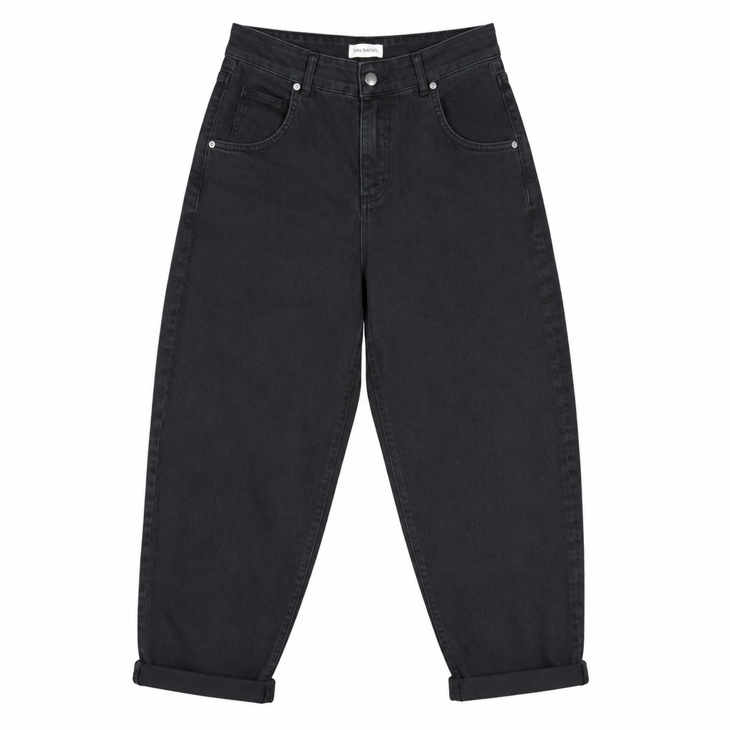 Jeans Donna Nero Morbido