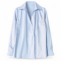 Camicia donna in cotone con chiusura a tre bottoni