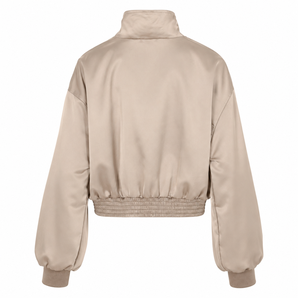 Bomber raso satinato