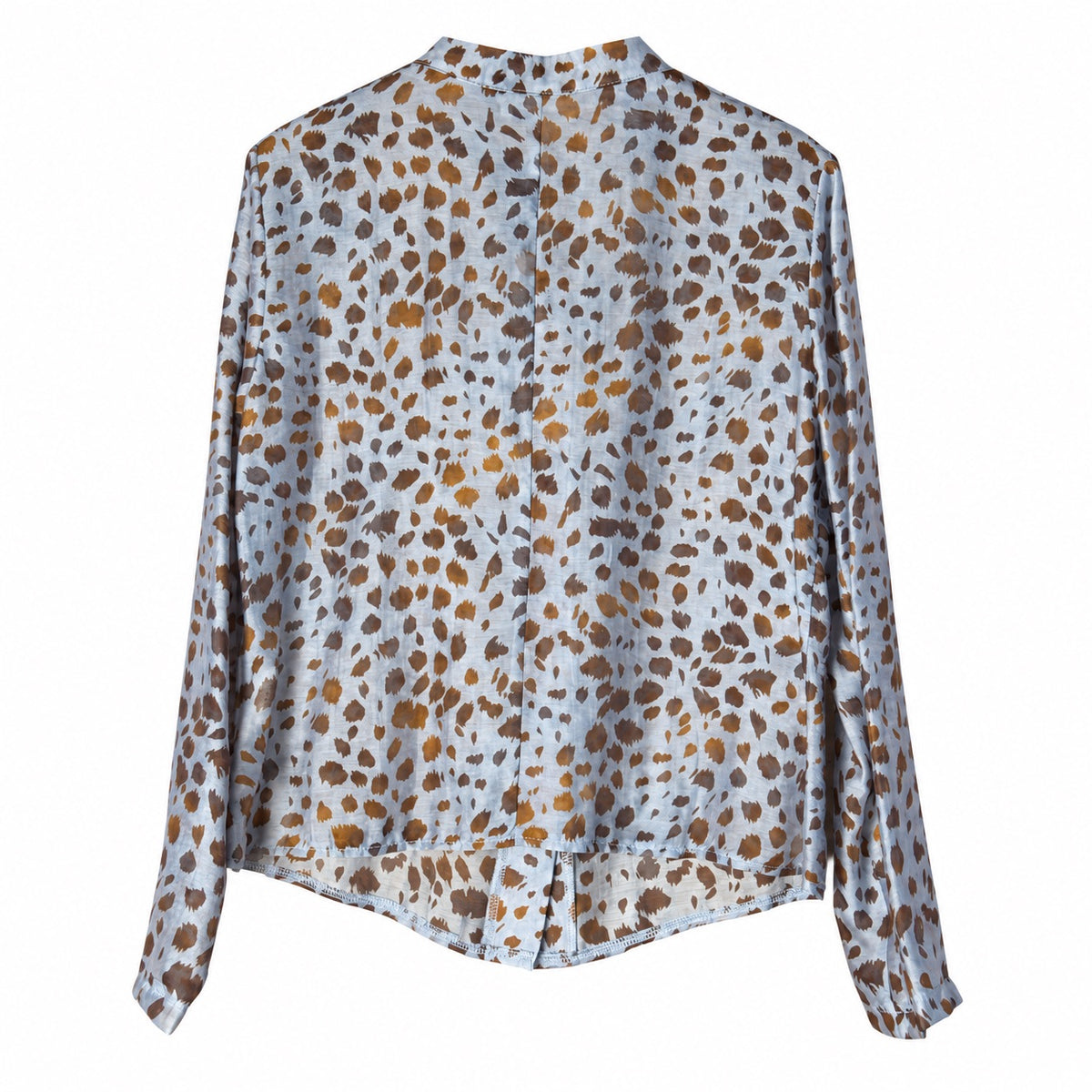 Camicia donna in mussola invernale con rouches