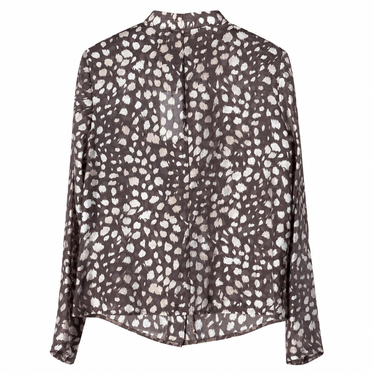 Camicia donna in mussola invernale con rouches