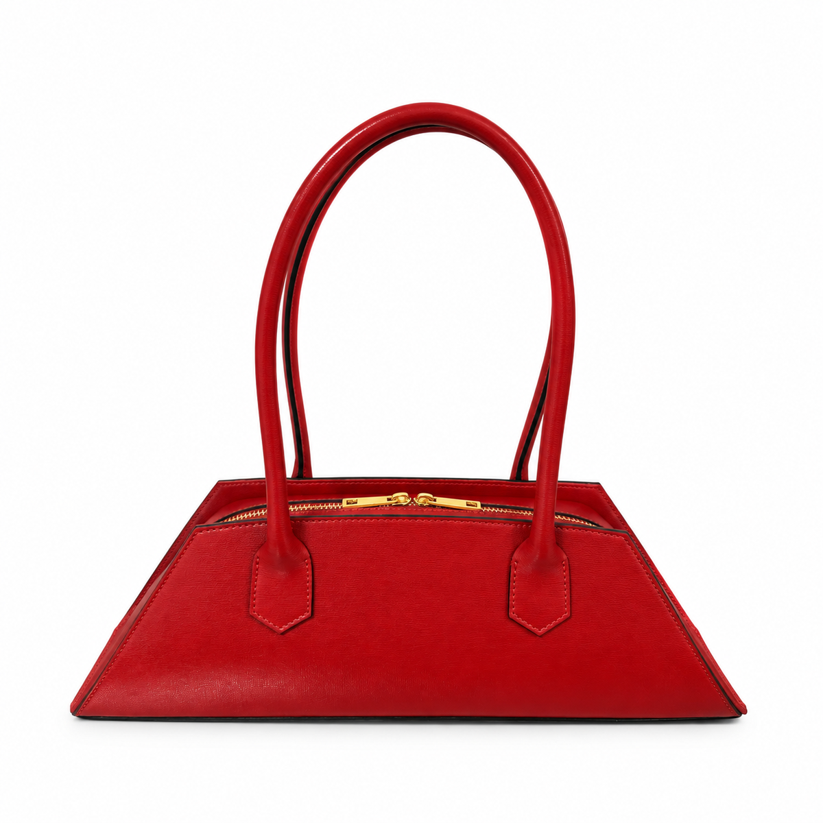 Borsa donna in vera pelle effetto Saffiano