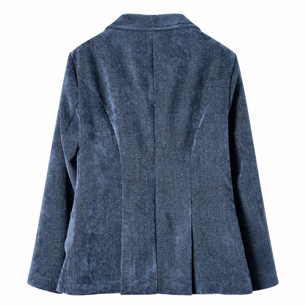 Giacca donna sfiancata in tessuto smerigliato